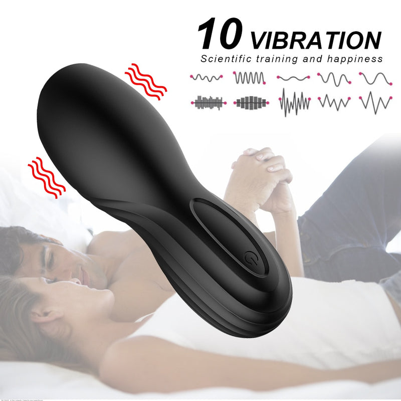 Male Masturbator Cup  Glan Trainer Vibrator Oral Sex Toy for Men Pussy Vibration