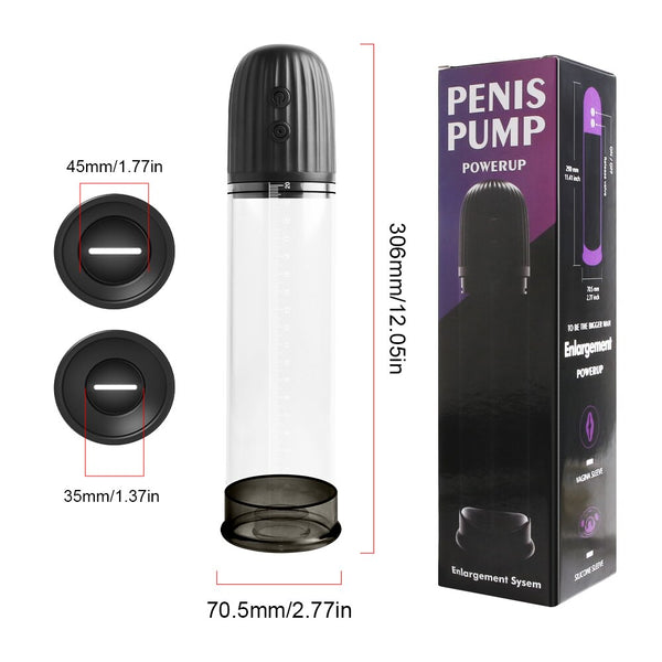 Electric Penis Pump for Men Sex Toys Penis Enlarger Pump Cock Penile