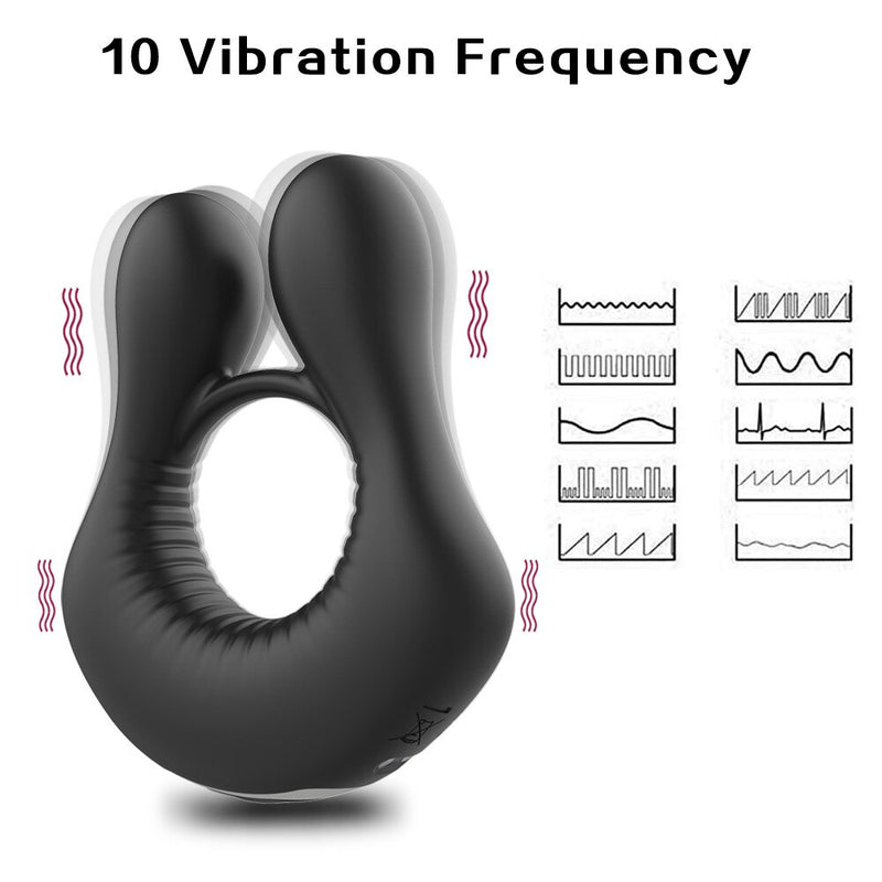 Vibrator Cockring Penis Cock Rings for Men Delay Ejaculation Trainer