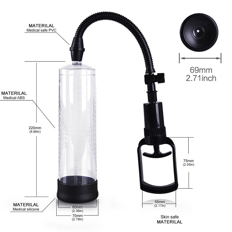 Electric Penis Pump for Men Sex Toys Penis Enlarger Pump Cock Penile