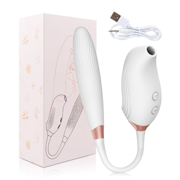 Powerful Clit Sucker Nipple Vibrator Thrusting Dildo Sex Toys For Women Clitoris Stimulator