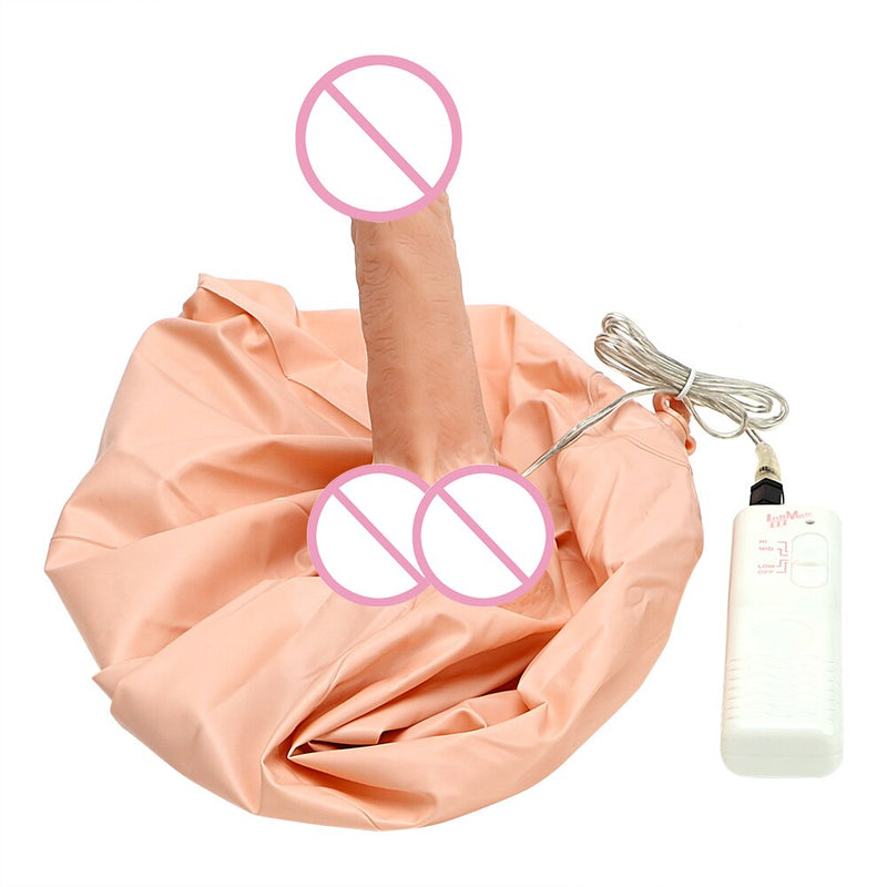 Inflatable Female Masturbation Fake Penis Sex Toys for Artificial Dildo Ball Sitting On Vibrator