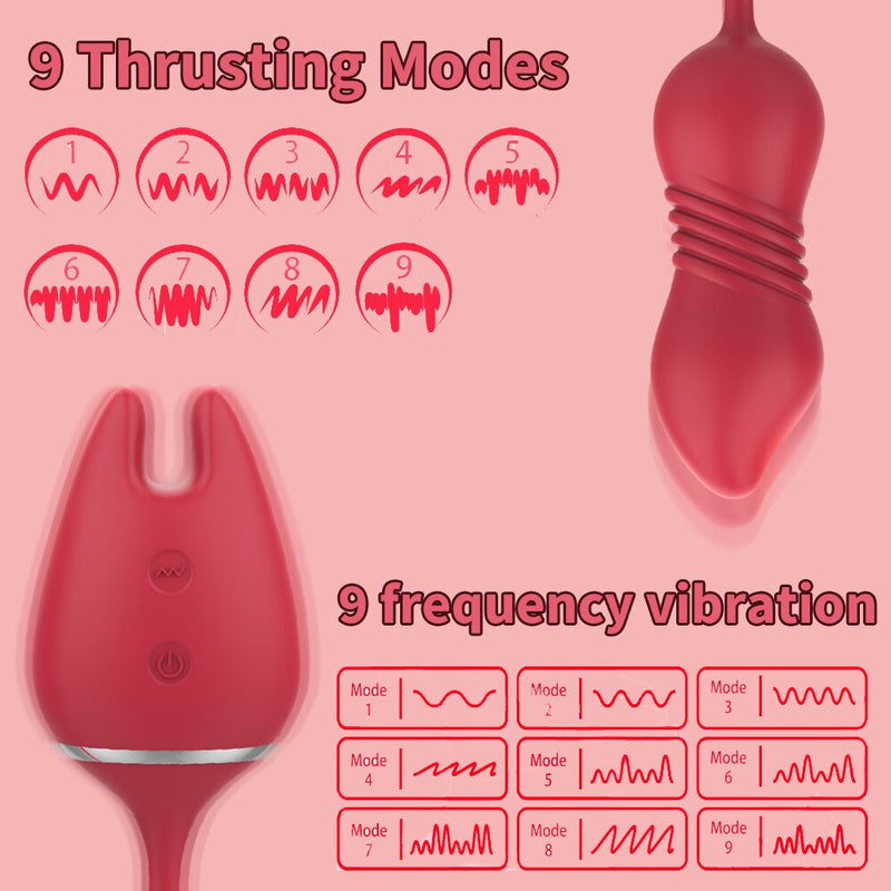 Vibrating Egg Nipple Clit Clip Vibrator Sex Toys For Women Telescopic