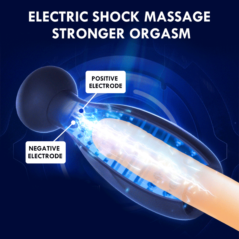 10 Modes Penis Delay Trainer Electric Shock Automatic Male Masturbator Oral Climax Sex Glans Stimulate Massager best male masterbation toy