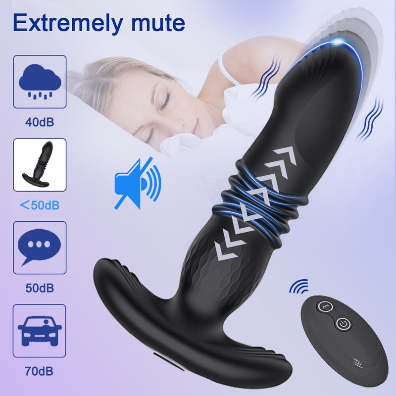 Telescopic Vibrating Butt Plug Anal Sex Toys for Women Vibrator Wireless Remote