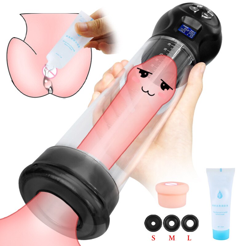 Pump Penis Enlargement, Electric Penis Pump For Men Male Masturbator