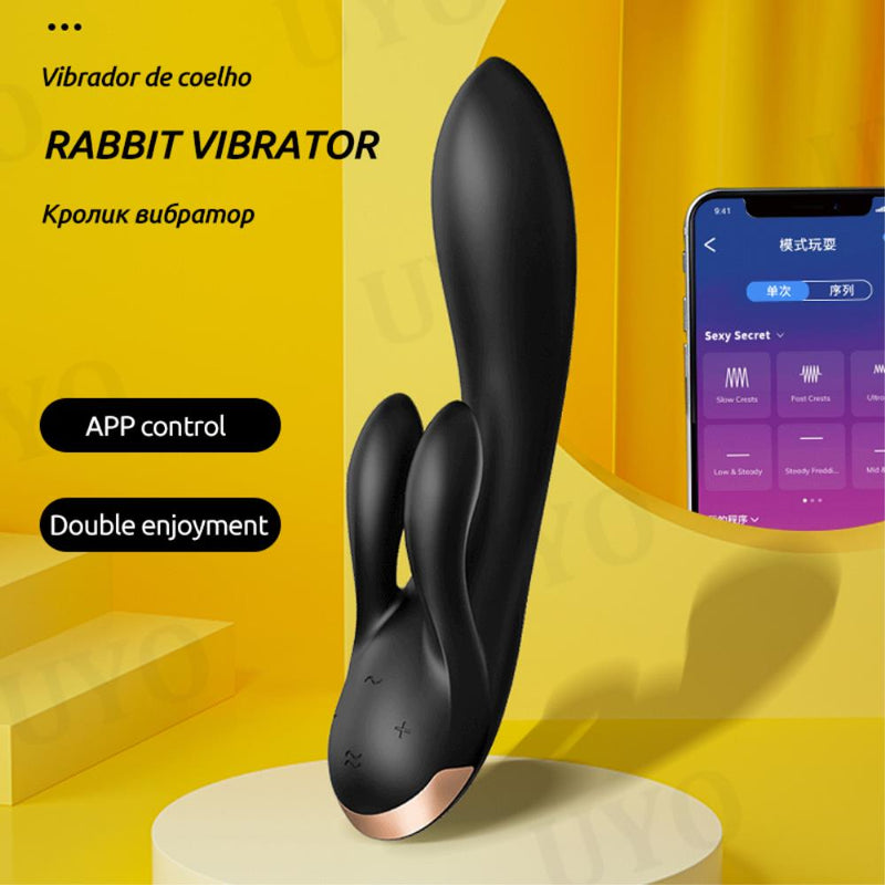 APP Remote control rabbit vibrator super power vibration G-spot clitoral vibrator