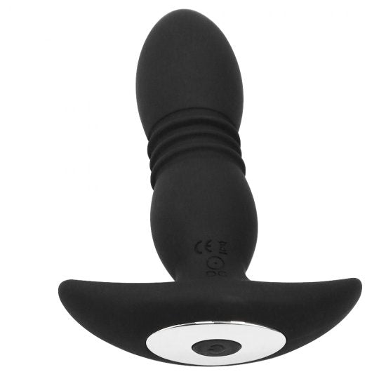 (Only for USA) Men Telescopic Silicon Anal Butt Vibrator Prostate Dildo