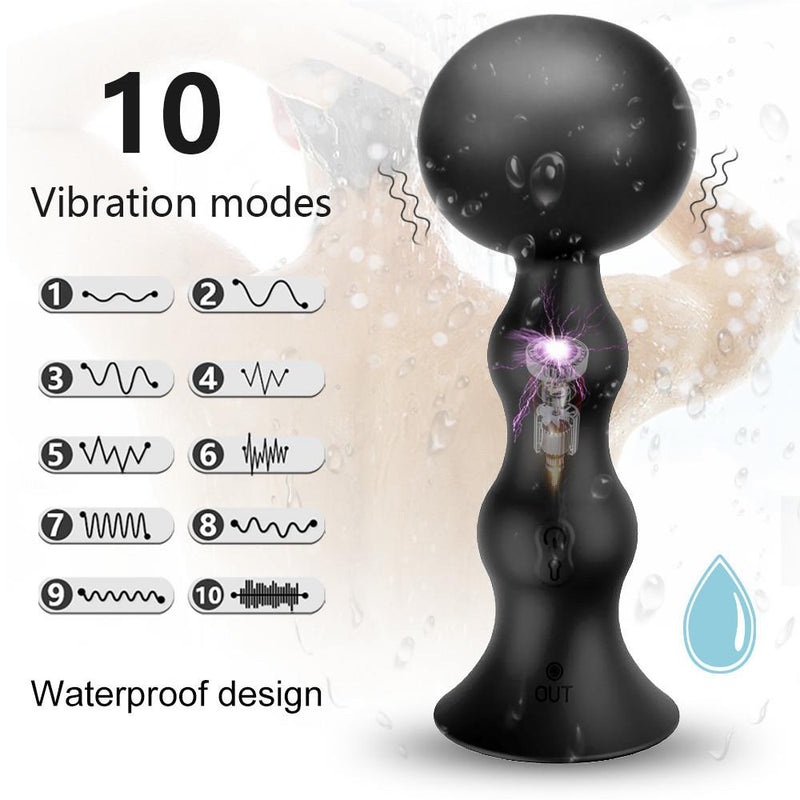 Wireless Remote Control Electric Inflatable Anal Plug Male Prostate Massager Anal Expander