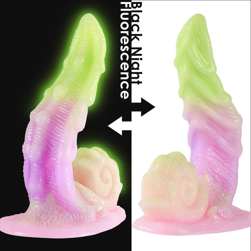 Night Glowing Dildos Erotic Monster Cock Realistic Soft Penis Strange Species Alien Creature Penis