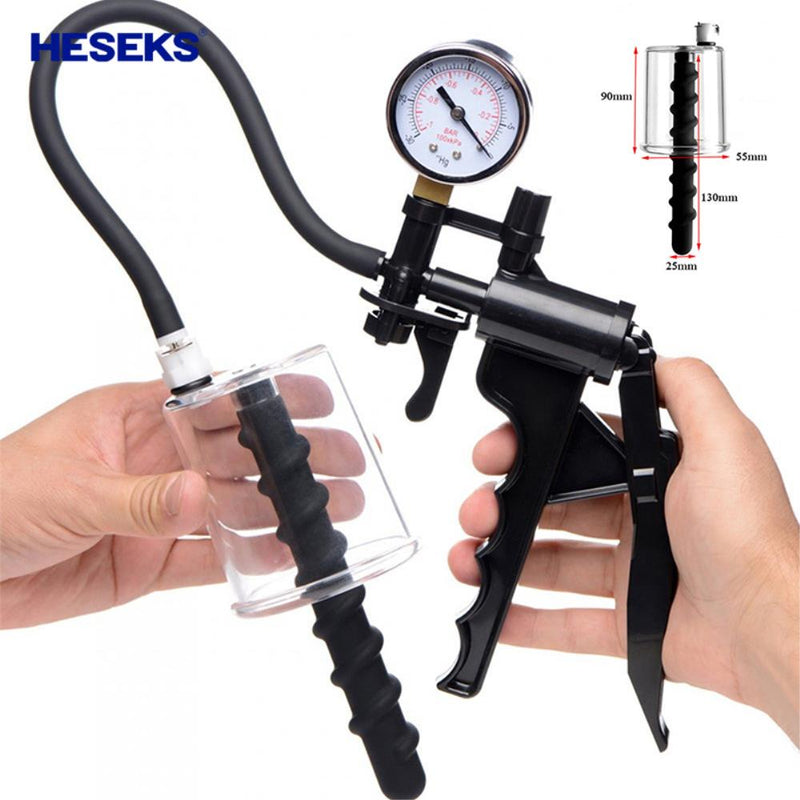 Anal Pump Vacuum Sucking Massage Prostate Stimulator Male Anal Trainer Manual
