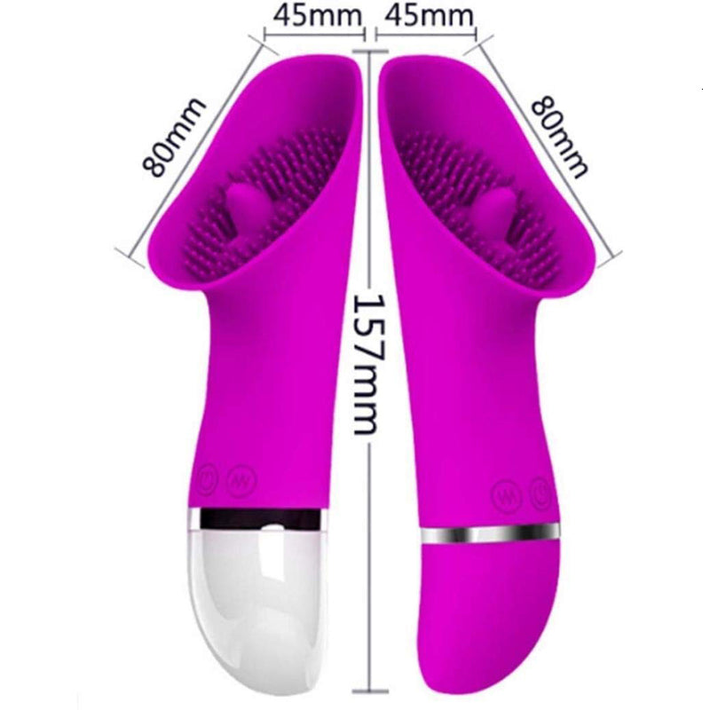 Suitable For Couples Entertainment Waterproof Handheld Tongue Oral Vibra