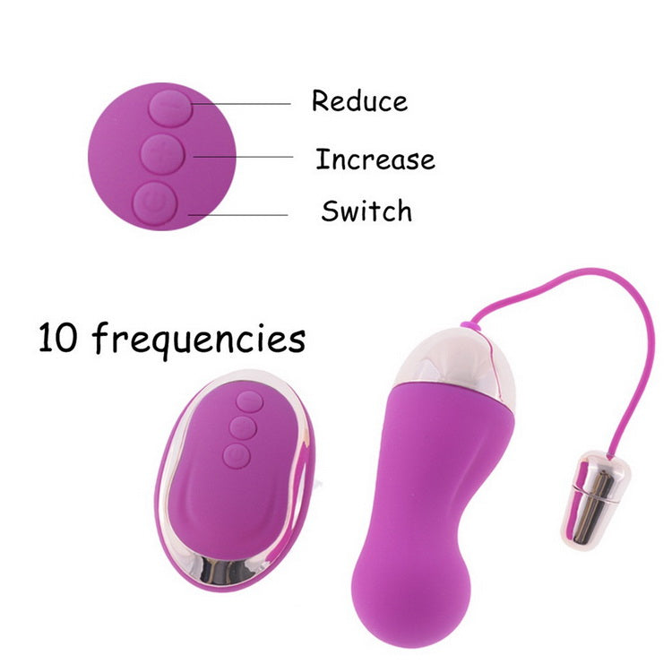 Waterproof Love Eggs Purple/Black Bullet Adult Toys Vibrators Wireless Remote Control Egg Adult Sex Product