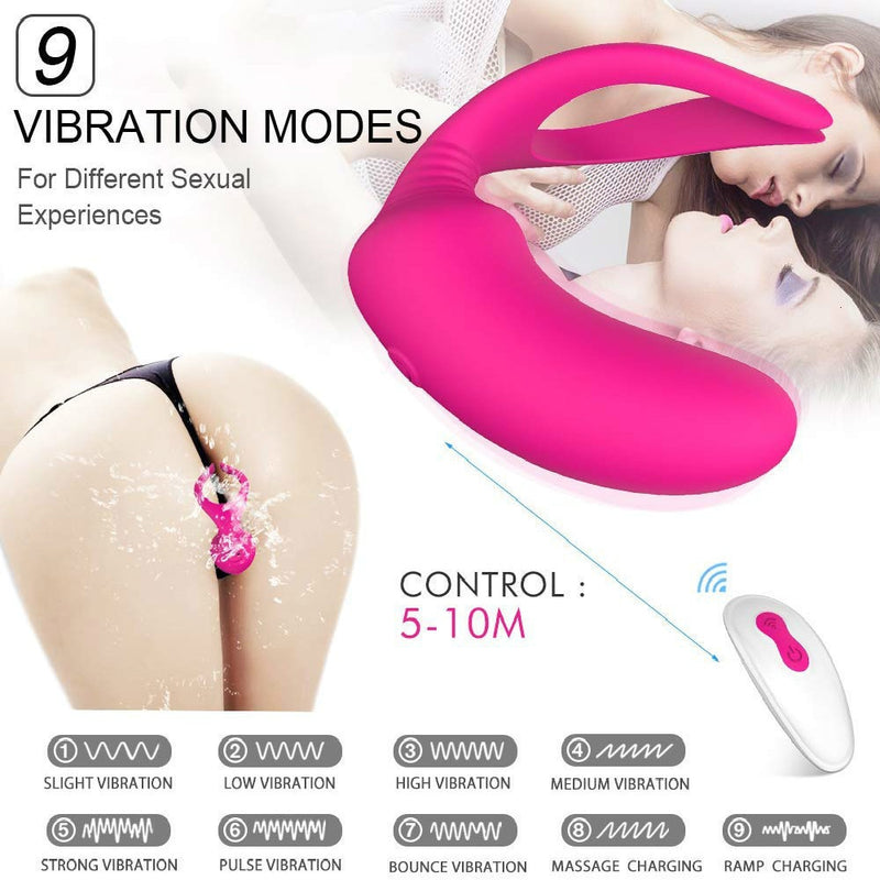 9 speed clitoris vagina penis stimulator rechargeable waterproof couple sex toy