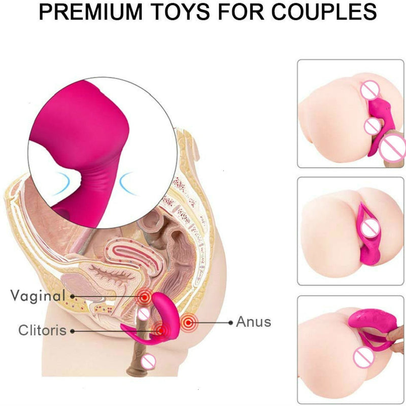 9 speed clitoris vagina penis stimulator rechargeable waterproof couple sex toy