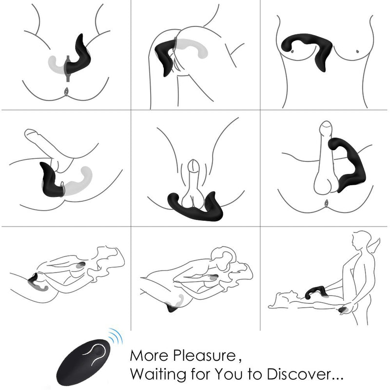 Anal Silicone Dildo Prostate Vibrator Remote Control Vagina Massager adult toys vibrators