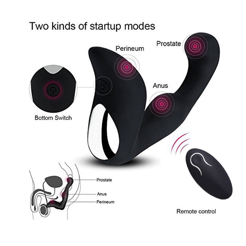 Anal Silicone Dildo Prostate Vibrator Remote Control Vagina Massager adult toys vibrators