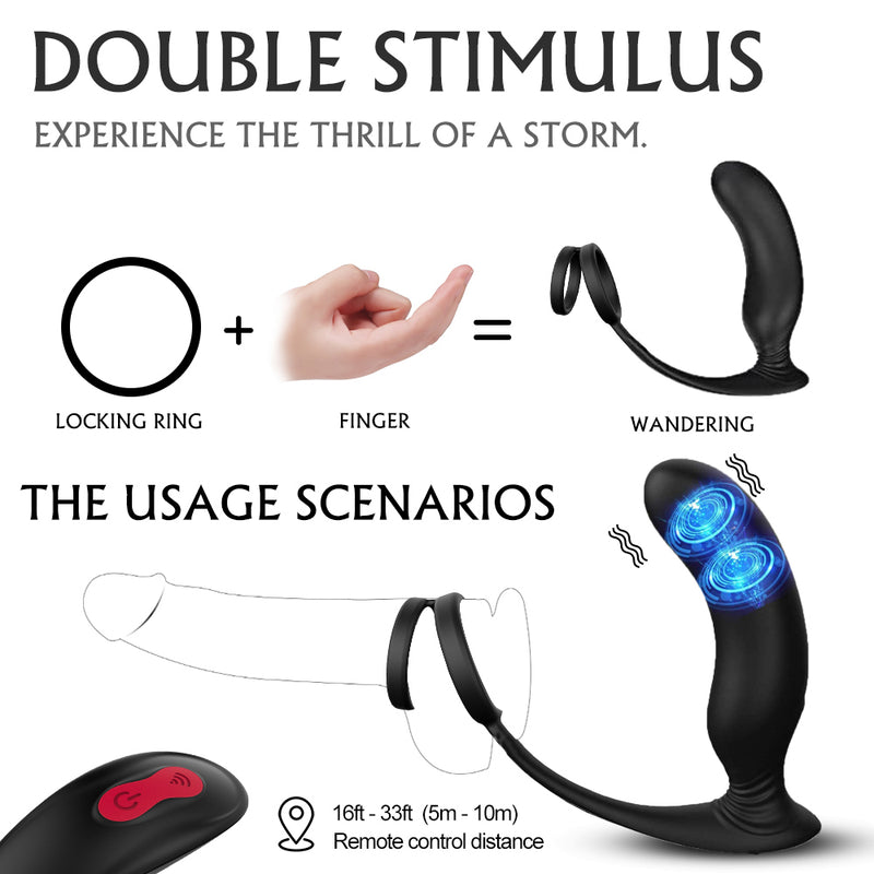 Vibrator For Men And Couples Anal Sex Toys Prostate Massager Male Vibrators Penis Ring