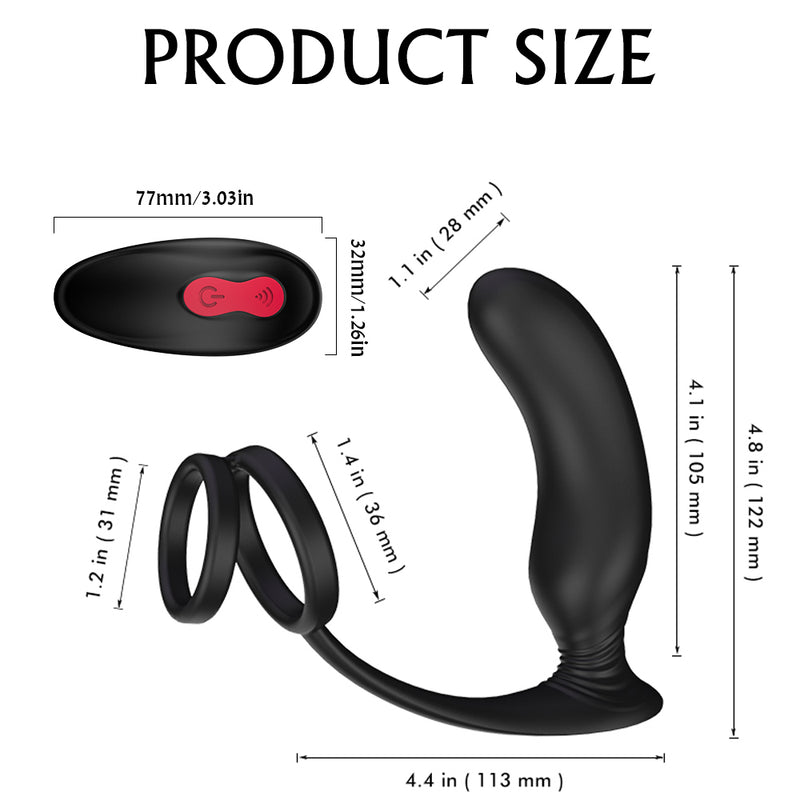 Vibrator For Men And Couples Anal Sex Toys Prostate Massager Male Vibrators Penis Ring