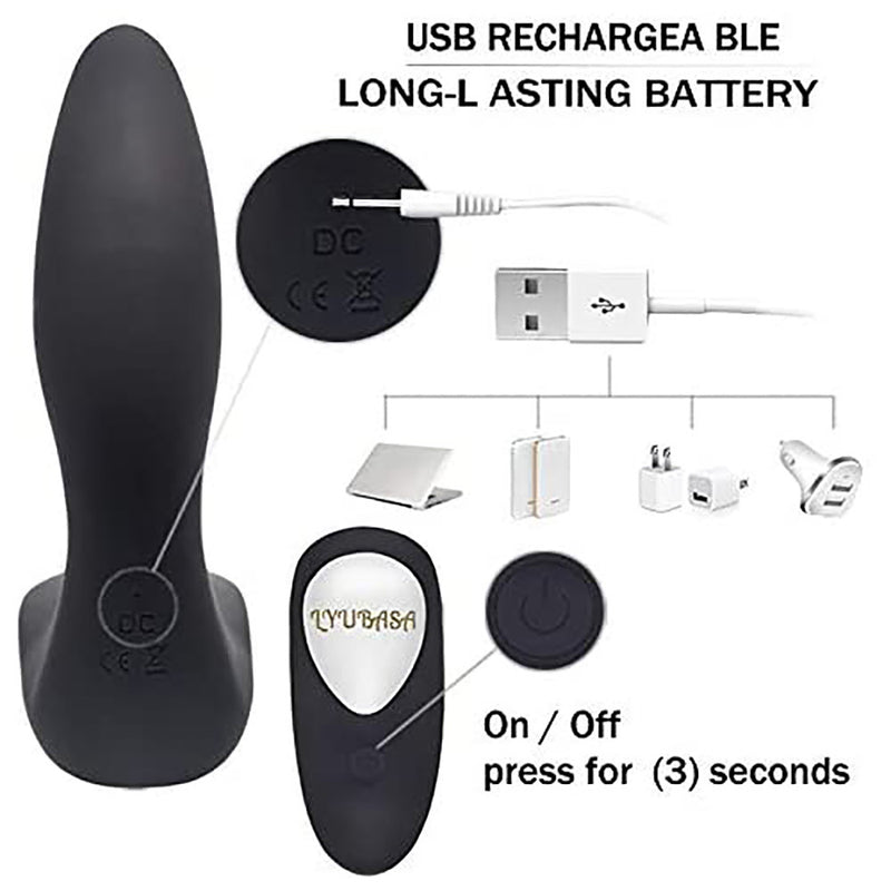 Remote Controll Anal Plug Sex Toys Female G-Spot Stimulate Silicone Dildo Vibrator Anal Prostate Massager