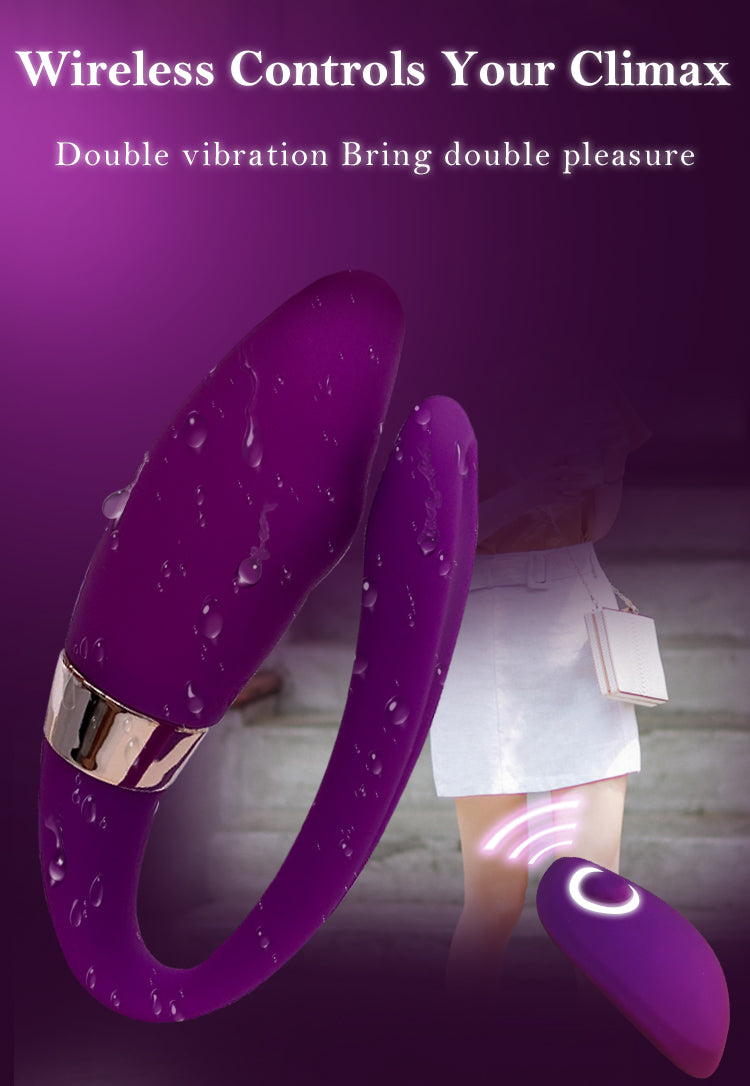 Couple Double Vibrator Dildo Clit G Spot Stimulator Vagina Vibrator Sex Toys Women