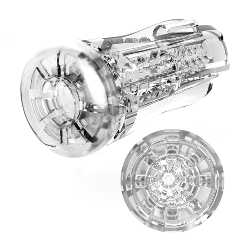 Men's Masturbator Toy Vacuum Cup Cover Transparent Male Endurance Exercise