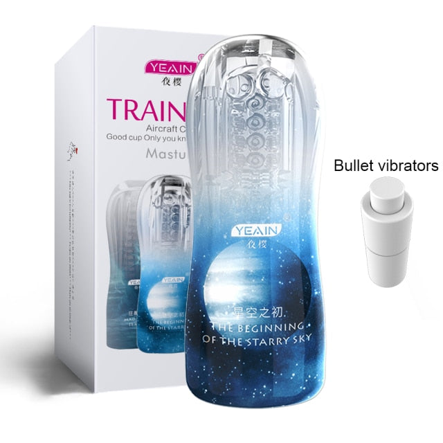 Men's Masturbator Toy Vacuum Cup Cover Transparent Male Endurance Exercise