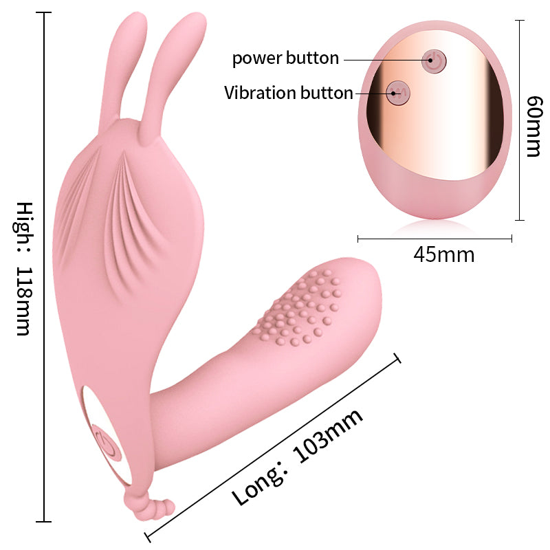 Remote Control Rabbit Panty Vibrator Female Vagina G Spot Massager Clit Stimulator