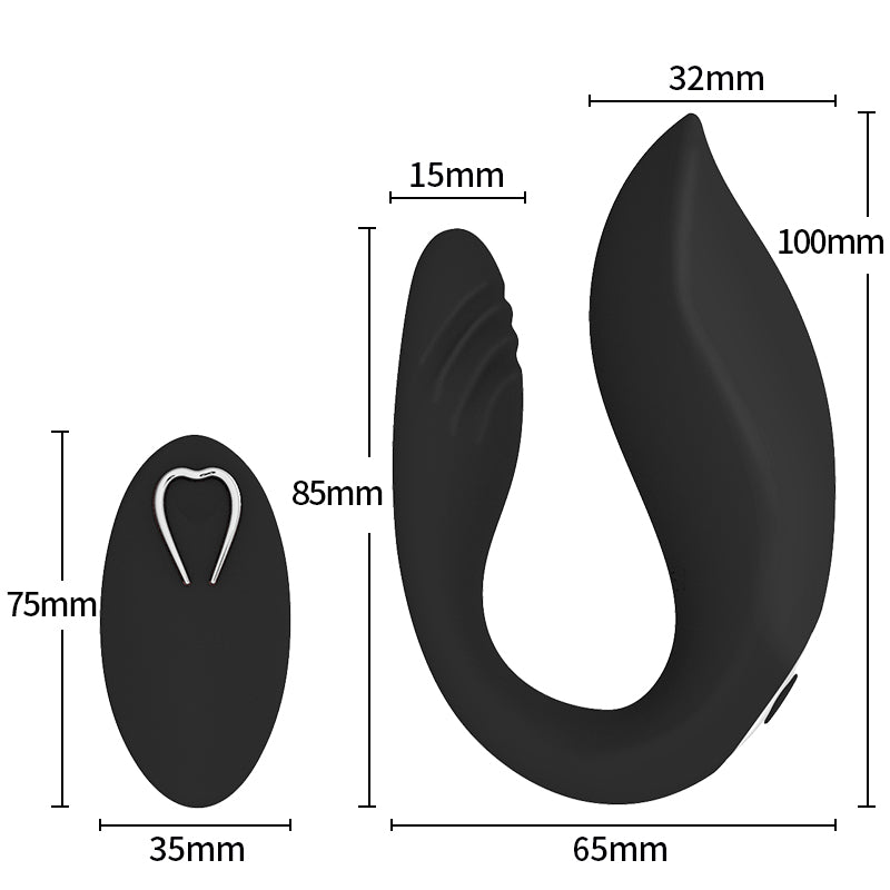10 Speeds Couples Vibrator G Spot Clitoris Stimulator Double Dildo Vibrators Male Orgasm Remote Control Women Wearable Sex Toys