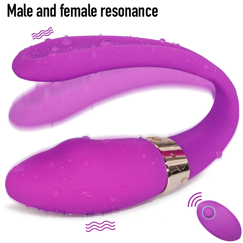 Couple Double Vibrator Dildo Clit G Spot Stimulator Vagina Vibrator Sex Toys Women