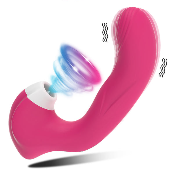 3 in 1 Clitoral Vagina Sucking Licking Vibrator Female G Spot Vibrating