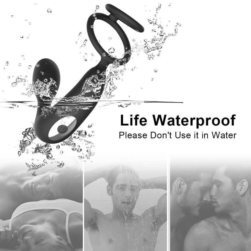 Prostate Massager Vibrator for Men Anal Plug Waterproof Powerful Anal Butt Plug
