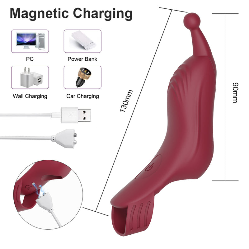 G-Spot Finger Vibrator For Women Nipple Clitoris Stimulator Vibrators Female Erotic Goods Sex Toys
