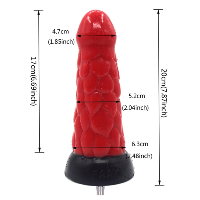 Silicone Dildo for VAC-U-LOCK Sex Machine Adult Masturbation Realistic Dildo