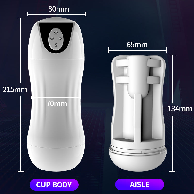 Men's Electric Masturbator Automatic Sucking Real Vibrator Female Voice Masturbation Cup