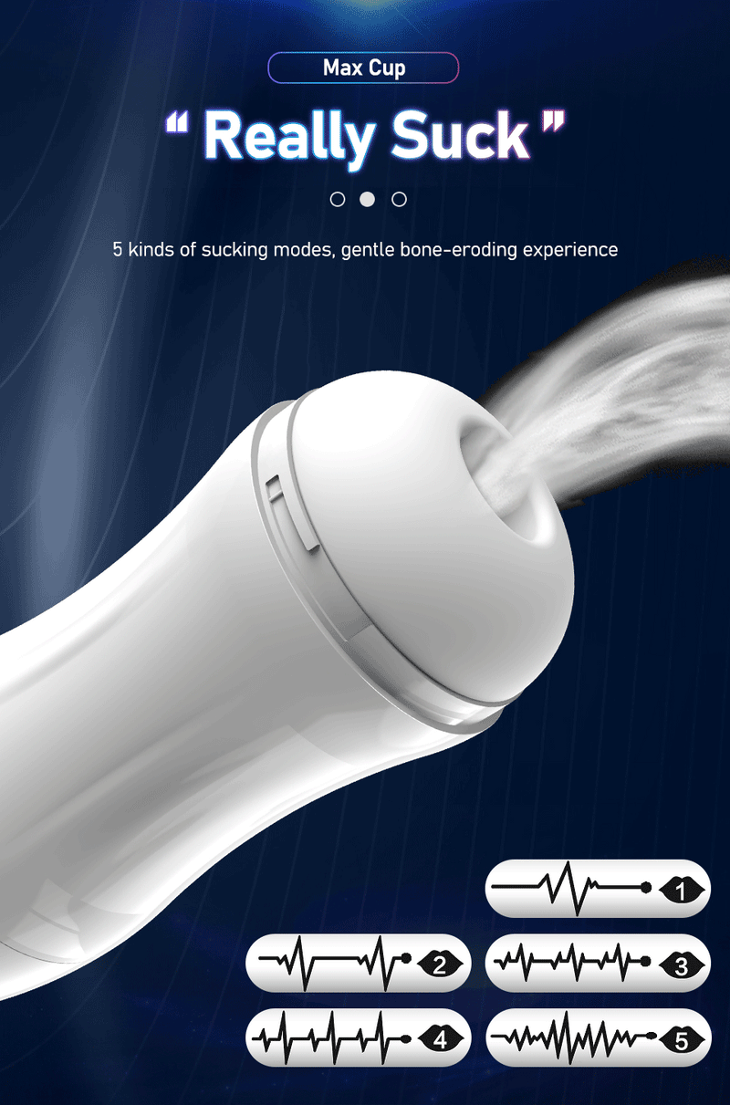 Men's Electric Masturbator Automatic Sucking Real Vibrator Female Voice Masturbation Cup