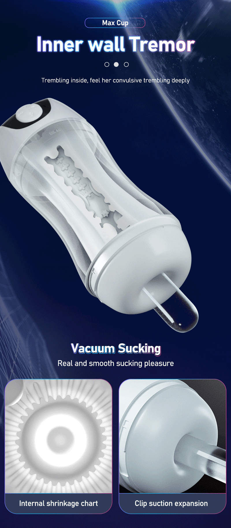 Men's Electric Masturbator Automatic Sucking Real Vibrator Female Voice Masturbation Cup