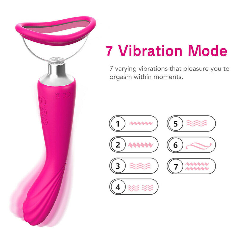 Sucking Vibrator Lick For Adult Oral Sex Suction Clitoris Vagina Nipple Stimulation Massagers
