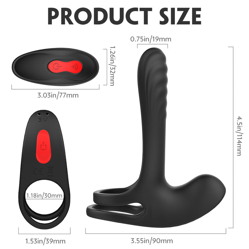 G Spot Vibrator Penis Vibrating Cock Ring Vagina Clitoris Stimulator Man Masturbator