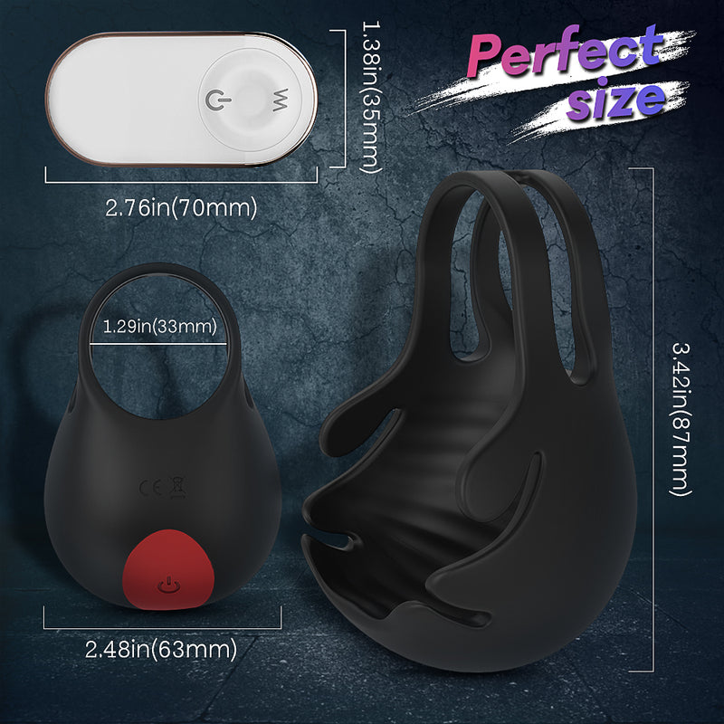 Penis Ring Vibrator for Men Penis Massager Ring Dildo Sex Toys